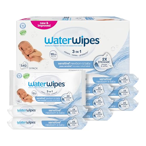 WaterWipes Sensitive+ 婴儿湿巾 9 包装