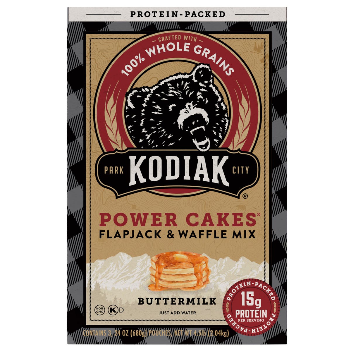 Kodiak Power Cakes 松饼华夫饼粉 4.5 lb